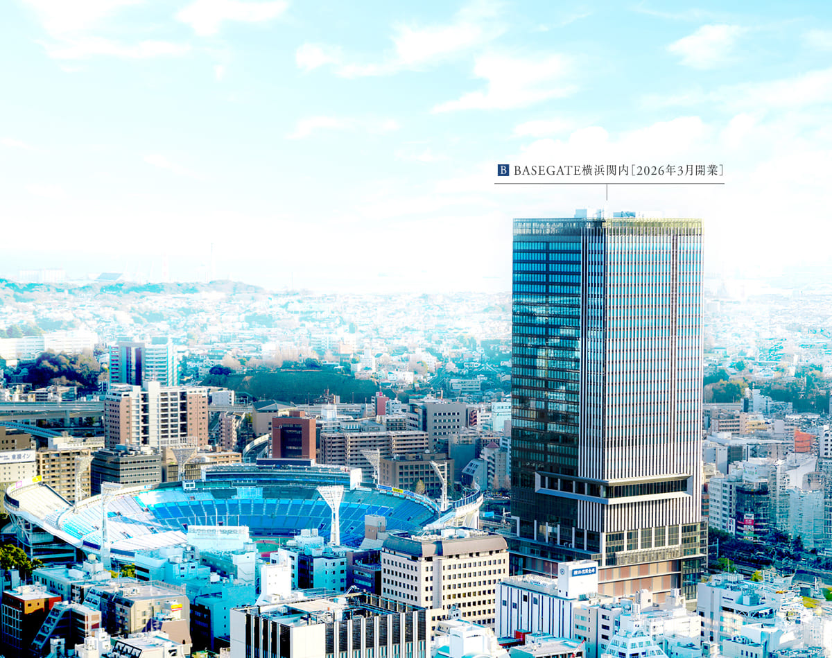 [B] BASEGATE横浜関内 [2026年3月開業]