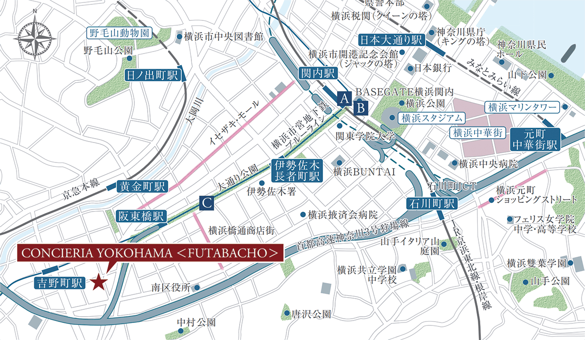 関内MAP