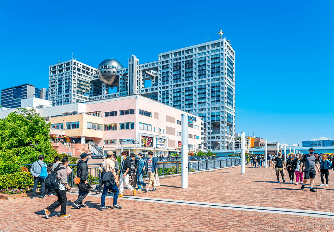 お台場へ（お台場海浜公園）