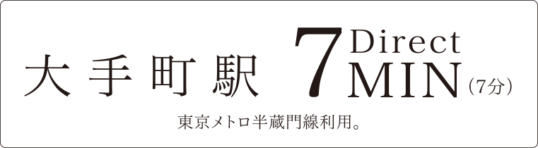 大手町駅分数表示