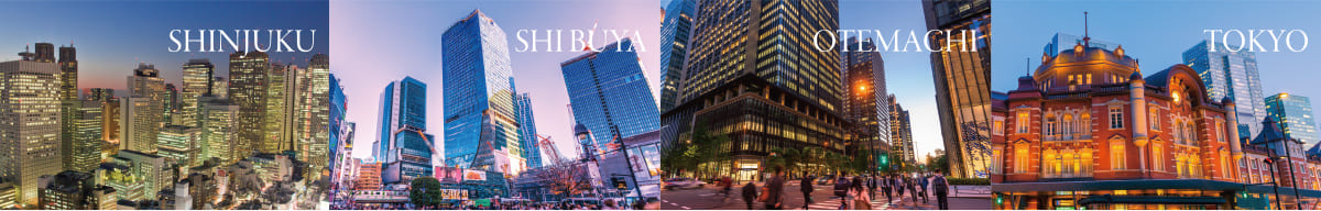SHINJUKU, SHI BUYA, OTEMACHI, TOKYO