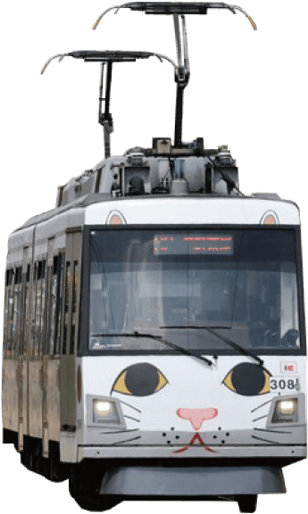 幸福の招き猫電車