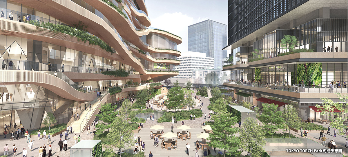 TOKYO TORCH Park完成予想図