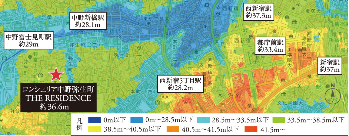 標高図