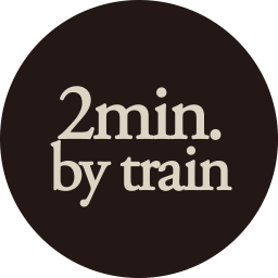 2min. by train