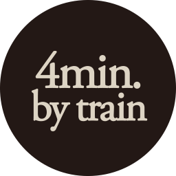4min. by train